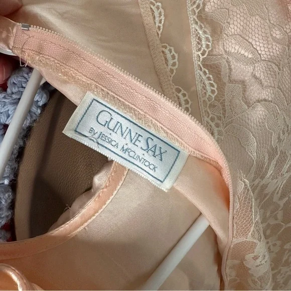 Vintage Gunne Sax Girls Lace Dress - Picture 6 of 6